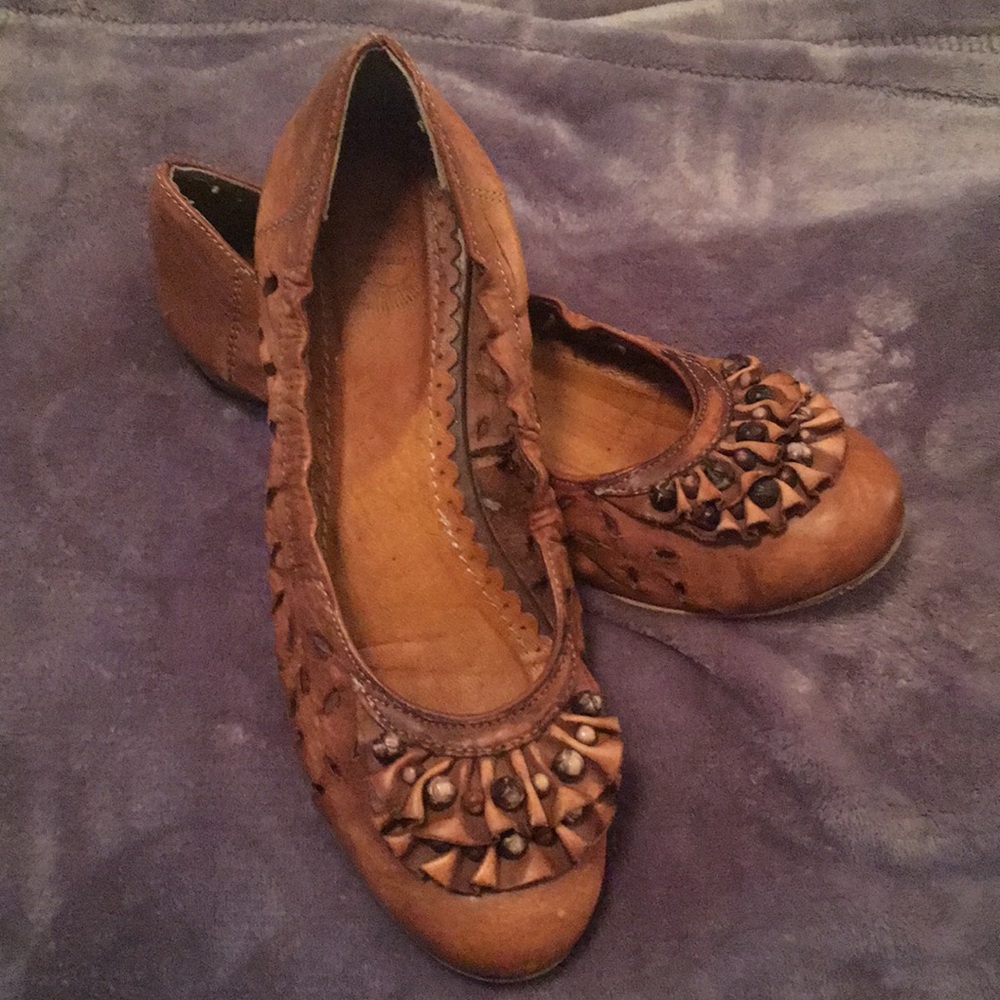 Leather Flats